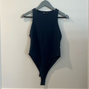 Navy Zara Bodysuit Size Medium